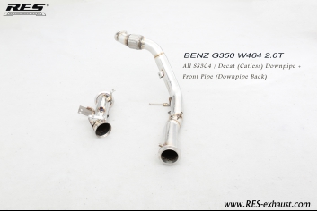 All SS304 / Decat (Catless) Downpipe + Front Pipe (Downpipe Back)